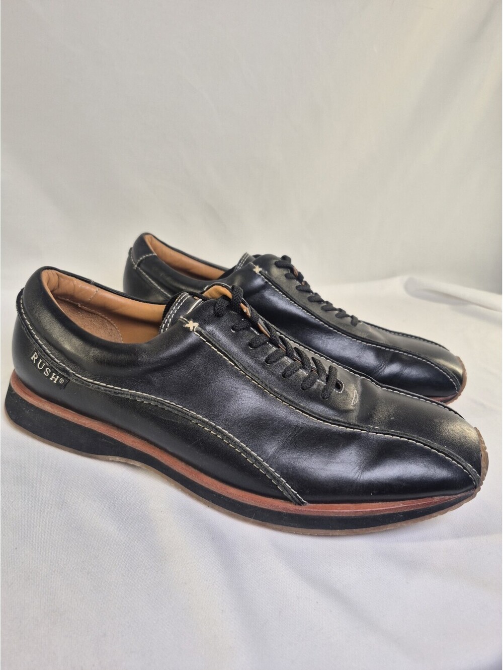 Gordon Rush Stokes Men's 9M Black Leather Oxford Shoes